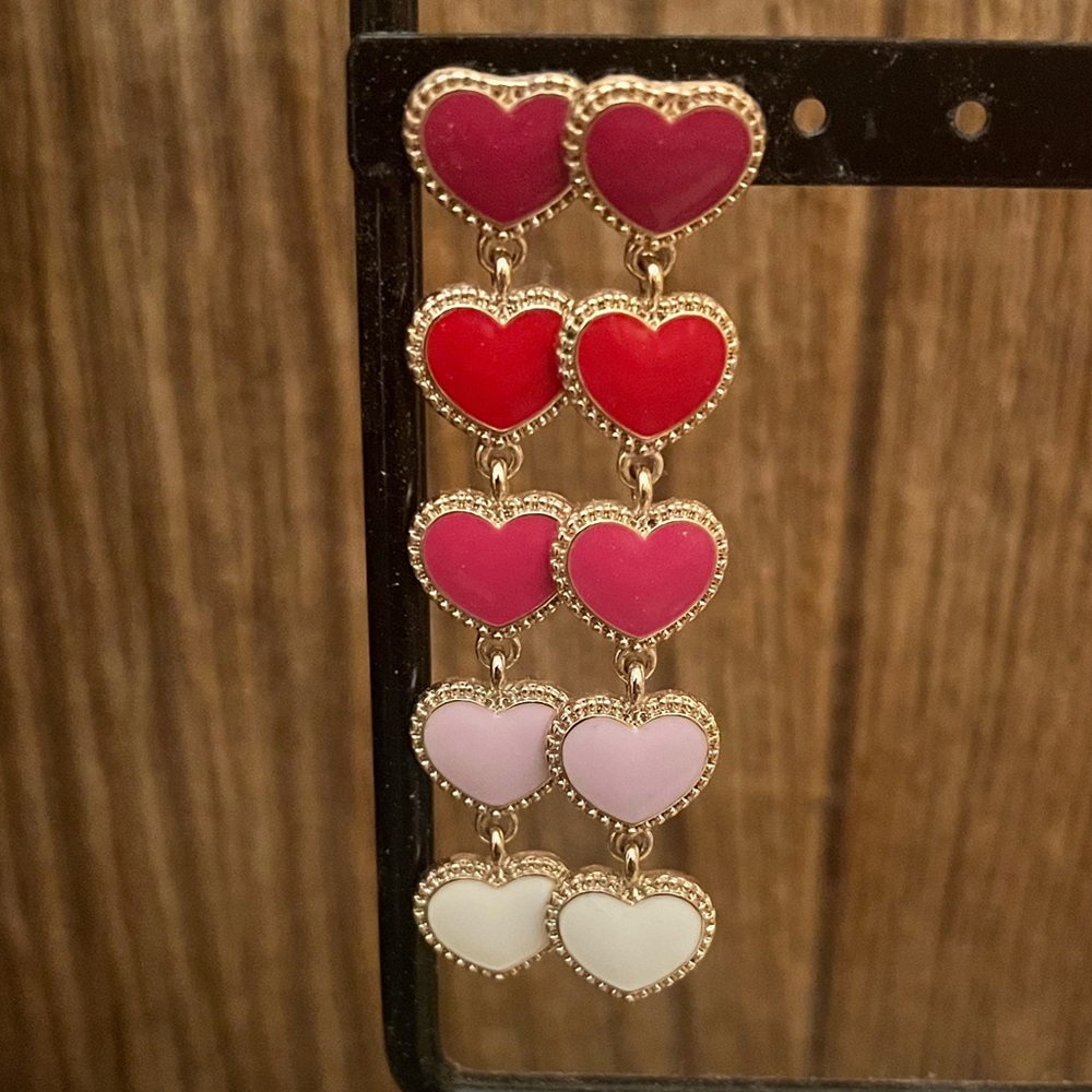 Heart Dangle Earrings